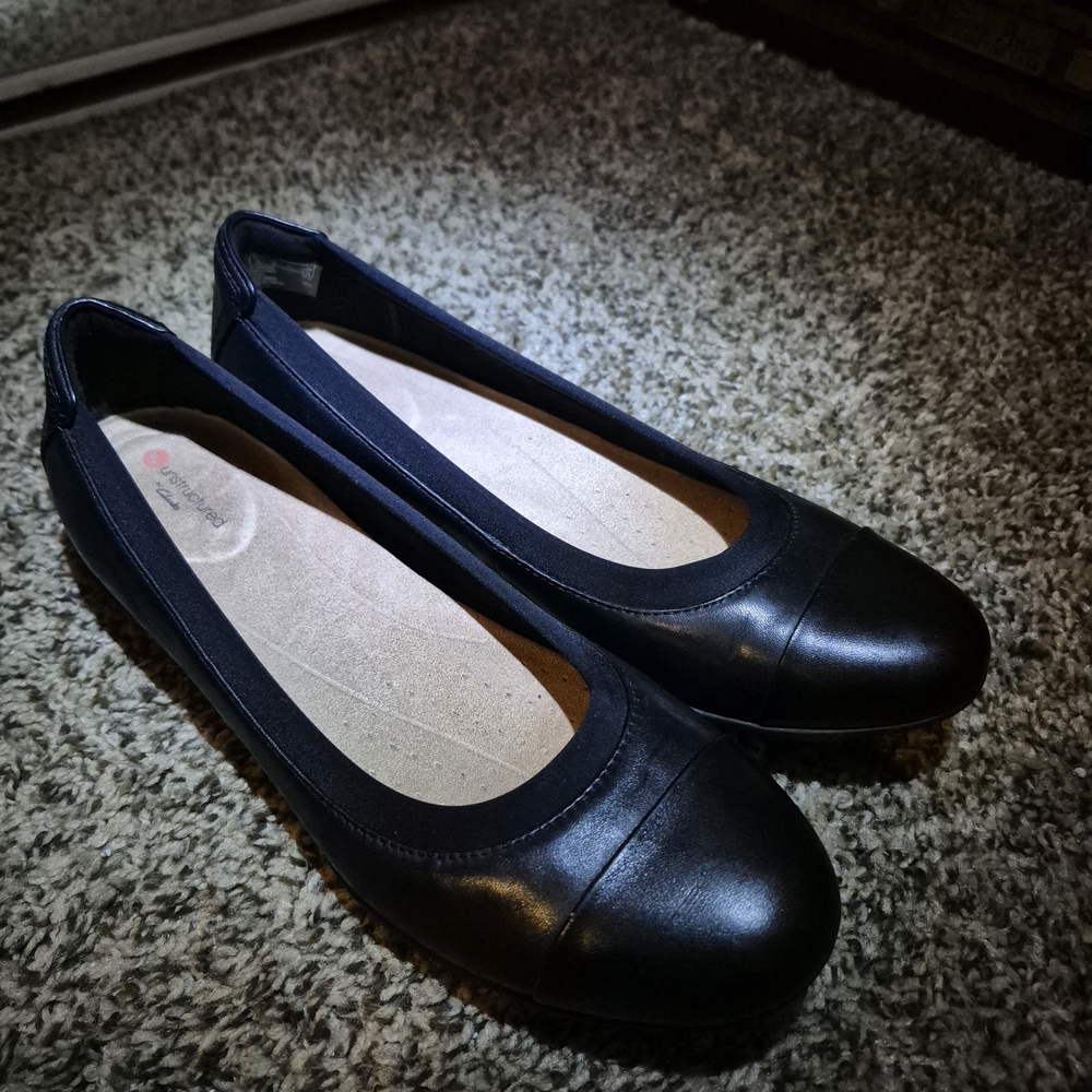 Clarks Black Women's Flats